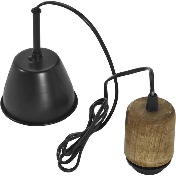 PR Home Pendelaufhang Lampenfassung mit Kabel E27 Mango Holz braun 171cm