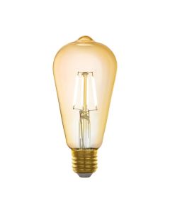 EGLO LED Leuchtmittel E27 ST64 5,5W 500lm 2200K 320° amber App Steuerbar 64x142mm