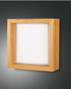 LED beleuchtetes Hängeregal Eichenholz Fabas Luce Window 2610lm 375mm